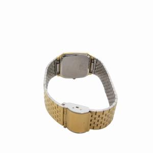SEIKO 腕時計 ウォッチ クォーツ デジタル スクエア ゴールドカラー文字盤 3針 金色 3421-5230 /FF