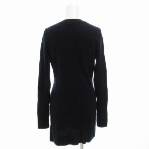 RALPH LAUREN カーディガン ニット チュニック カシミヤ M 紺 ネイビー