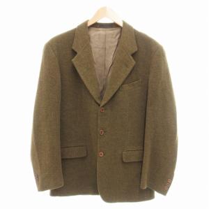 ヴィンテージ テーラードジャケット ウール L カーキ /TZ