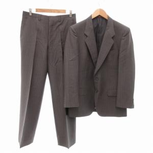 スーツ セットアップ ストライプ テーラードジャケット スラックス 94A6 L グレー /TZ