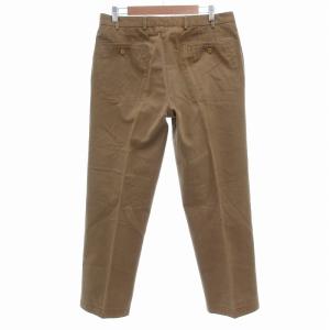 Ermenegildo Zegna チノパンツ スラックス センタープレス 50 茶 ブラウン /UO