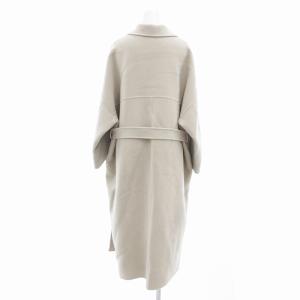 STUNNING LURE ロングコート ウール ベルト付き ドロップショルダー 2 ベージュ /UO
