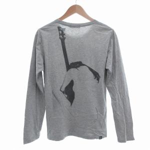 HYSTERIC GLAMOUR Tシャツ 長袖 ロンT vixen girl プリント S グレー /UO