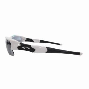 OAKLEY Sample フラックジャケット サングラス アイウェア ロゴ 6314 133 白 ホワイト 黒 ブラック