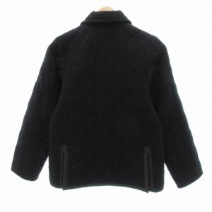 LAVENHAM キルティングジャケット ブルゾン ボア スナップボタン M 黒 ブラック /HO 0314