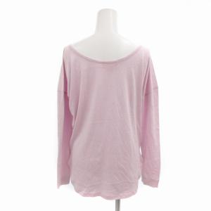 Vivienne Westwood RED LABEL Tシャツ カットソー プリント ロゴ 刺繍 オーブ 長袖 S ピンク /HO 0314