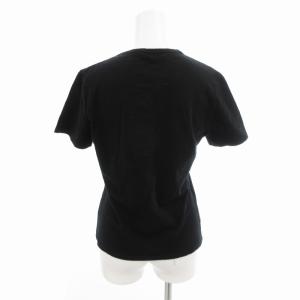 BURBERRY LONDON Tシャツ カットソー プリント ノバチェック ユニオンジャック 半袖 1 黒 ブラック /HO 0314