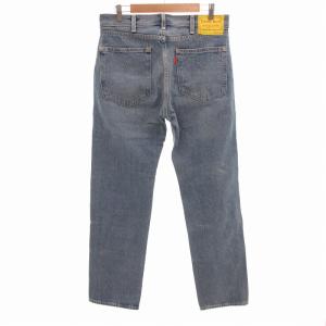 Levi's RED 美品 505 ストレート ファイブスターズ デニムパンツ ヘンプ混 W34 L32 ライトブルー