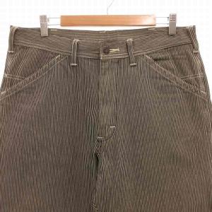 LEE 美品 ペインターパンツ ヒッコリー ストレート XL 紺 ネイビー /UO