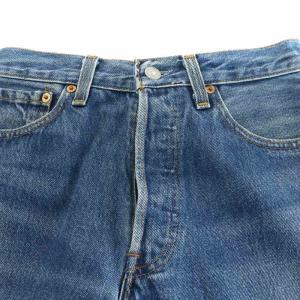 Levi's 501 デニムパンツ ボタンフライ W28L30 ブルー