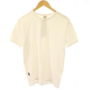 ヘンリーネック Tシャツ カットソー 半袖 サーマル L 白 6143504 MT