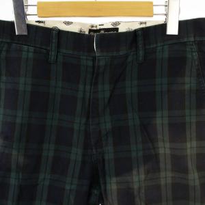 STUSSY ディッキーズ DICKIES ショートパンツ ハーフパンツ ワーク チェック 30 緑 UXST18M