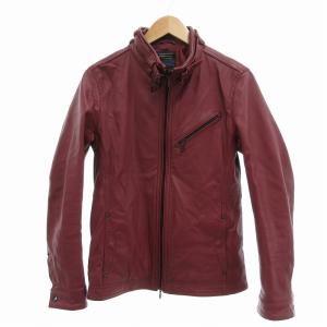 ジャケット ライダース シングル 赤 レッド /UO GY39