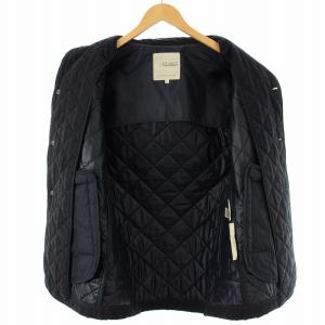 Valstar キルティング ジャケット カバーオール 中綿 ウール アウター 44 濃紺 ダークネイビー /DK MT