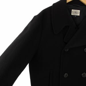 J.PRESS ピーコート Pコート ハーフ アウター M 黒 ブラック /DK MT