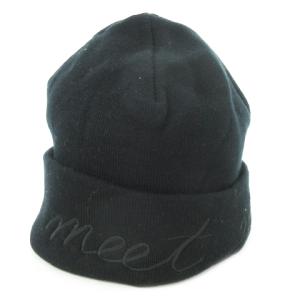 Y-3 ニット帽 ワッチキャップ ビーニー ロゴ 刺繍 黒 ブラック /AO5 GY04