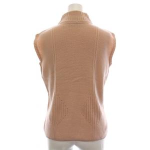 VALENTINO ノースリーブ セーター ニット M ベージュ /YM MT