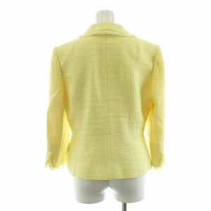 miss ashida セットアップ 2点セット 上下 タイトスカート ジャケット ロング ツイード 9 イエロー CT9703