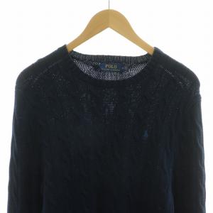 POLO RALPH LAUREN ニット セーター プルオーバー 長袖 ポニー M ネイビー 710686746002 /NQ MT