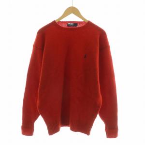 ニット セーター プルオーバー 長袖 ポニー LL レッド KR-RL-HA-0702 /NQ MT