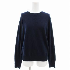 CASHMERE カシミヤ プルオーバー ニット セーター 長袖 青 ブルー /FF