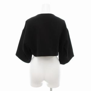 FRAY I.D ノーカラージャケット フォーマル 七分袖 1 黒 /JS