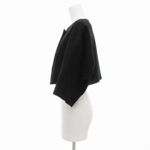 FRAY I.D ノーカラージャケット フォーマル 七分袖 1 黒 /JS