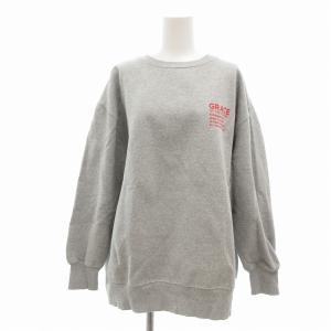 CIAOPANIC TYPY 美品 バックプリントオーバーサイズスウェット トレーナー アボカド 長袖 TYZ2032306A0004