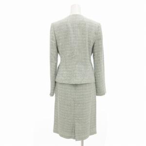 Reflect セレモニースーツ セットアップ フォーマル ノーカラージャケット ツイード タイトスカート ひざ丈 7