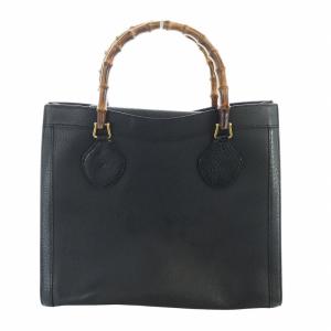 GUCCI バンブー トートバッグ ブラック 002 123 0260