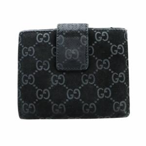人気　GUCCI グッチ　二つ折り財布　GG柄 型押し　ブラック　黒　ウォレット 楽天市場】GUCCI グッチ小銭入れ付き2つ折り財布型押しブラック