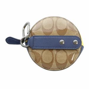 COACH コインケース 小銭入れ 小物入れ Cロゴ ラウンド カラビナ付き 茶 ブラウン 1300QBTAM GY35