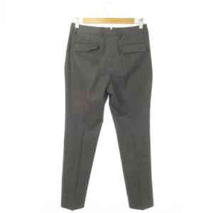 INCOTEX パンツ スラックス テーパード アンクル ストレッチ タック チェック 40 L グレー /AO18 GY35