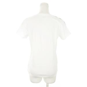 MICHAEL KORS Tシャツ クルーネック 半袖 ロゴテープ ワンポイント 小さいサイズ XS 白 ホワイト /AH15 GY35