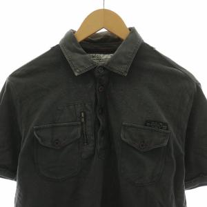 DIESEL ポロシャツ 半袖 レギュラーフィット L グレー /NQ MT