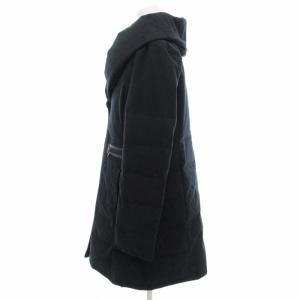 CLATHAS ダウンコート ジャケット ロング丈 ショールカラー 38 紺 /JS