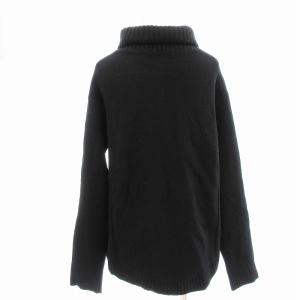 Framework ニット セーター オーバーサイズ タートルネック ウール カシミヤ混 黒 ブラック /UD