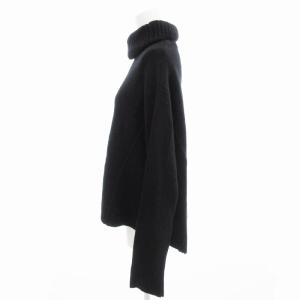 Framework ニット セーター オーバーサイズ タートルネック ウール カシミヤ混 黒 ブラック /UD