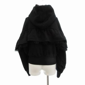Rady 美品 バックフリルフーディー 裏起毛 F 黒 ブラック VR0202 /UO