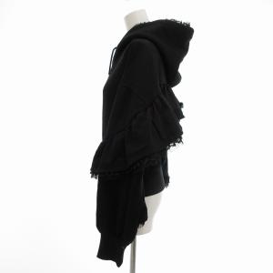 Rady 美品 バックフリルフーディー 裏起毛 F 黒 ブラック VR0202 /UO