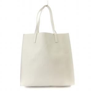 TED BAKER アイコンバッグ トートバッグ レザー ロゴ グレー /MM MT