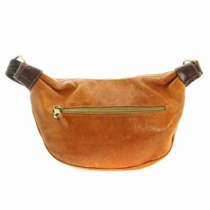 IL BISONTE ショルダーバック レザー 茶 ブラウン /RO MT