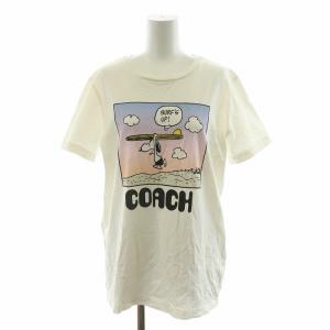 ピーナッツ PEANUTS Tシャツ 半袖 プリント スヌーピー XS ホワイト 888-262-6224