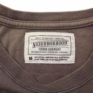 NEIGHBORHOOD BUILT Tシャツ カットソー 半袖 クルーネック スカル プリント M ブラウン /BM MT