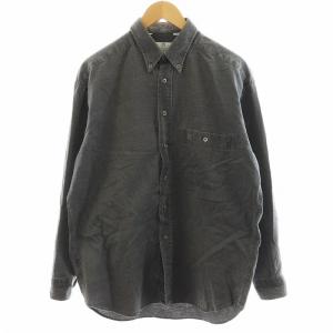 GENTLEMAN シャツ 長袖 コットン S グレー /AN49 MT