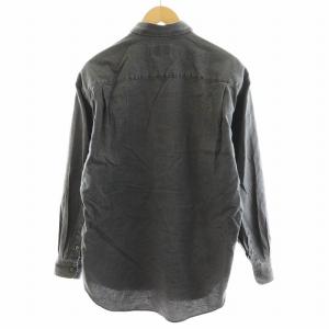 GIVENCHY GENTLEMAN シャツ 長袖 コットン S グレー /AN49 MT