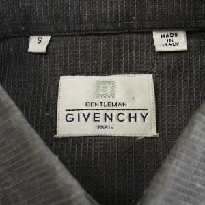 GIVENCHY GENTLEMAN シャツ 長袖 コットン S グレー /AN49 MT