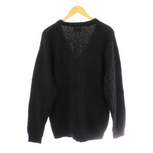 BEAMS 7ゲージ シャギー カーディガン 11-15-0483-048 ニット 長袖 Vネック ウール混 モヘヤ混