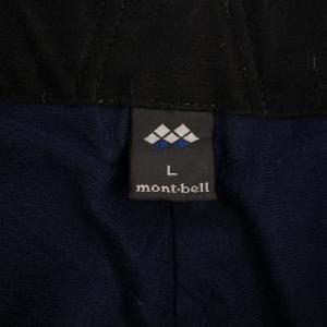 mont-bell ライニング トレッキングパンツ ジップフライ ロゴ刺繍 ナイロン L グレー 1105439 /BM MT