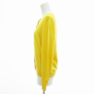 AMACA アンサンブルニット カーディガン 半袖ニット プルオーバー 40 黄 イエロー /GV